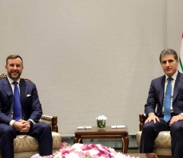 سەرۆکی هەرێمی کوردستان لەگەڵ باڵيۆزى ئيتاڵيا له‌ عێراق کۆبووەوە و جه‌ختى له‌ گرنگيى په‌يوه‌ندييه‌كانى عێراق و هه‌رێمى كوردستان له‌گه‌ڵ ئيتاڵيادا كرده‌وه