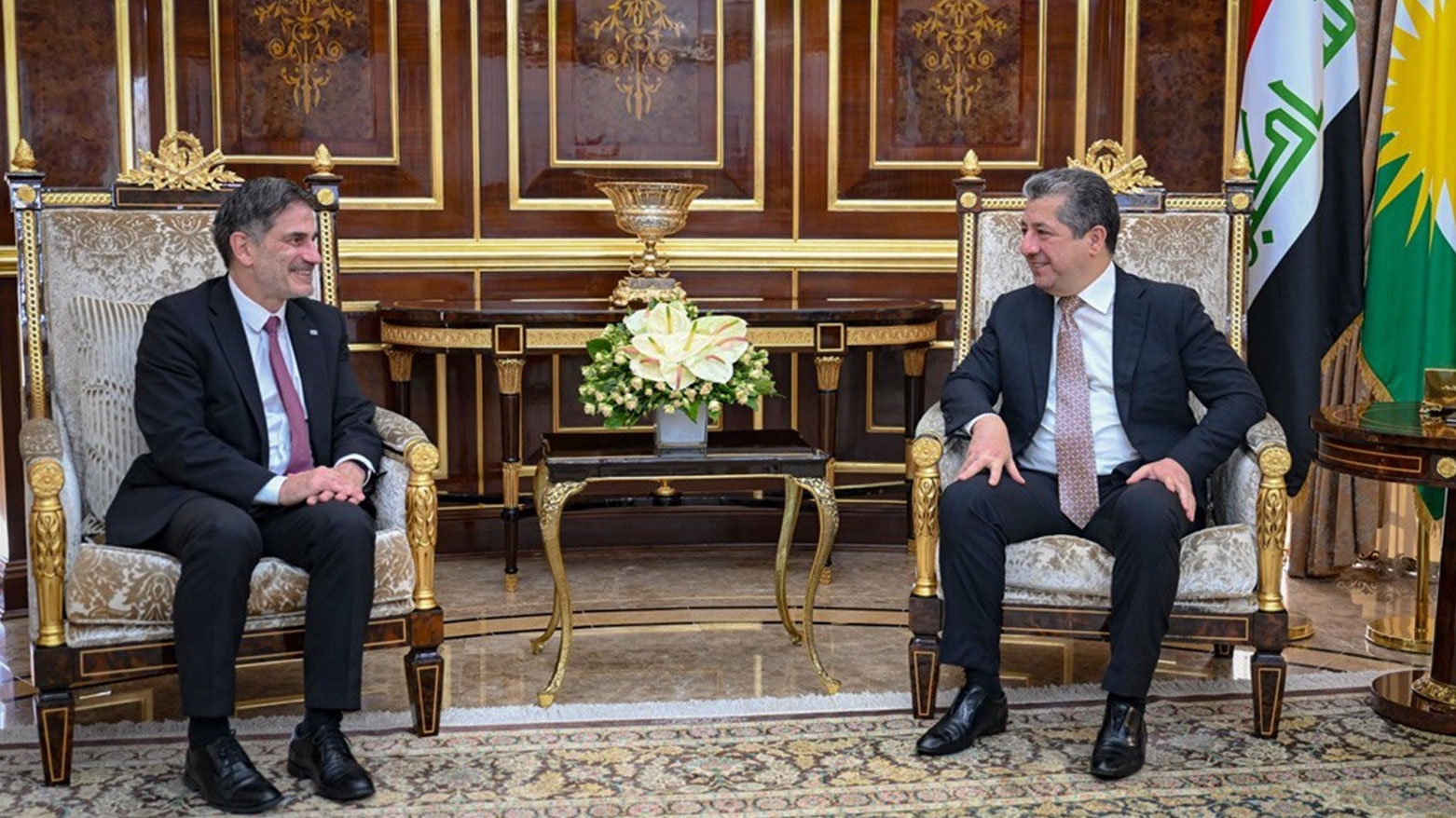 Serokwezîr Mesrûr Barzanî û Balyozê YE tekezî li ser bihêzkirina peywendiyan dikin