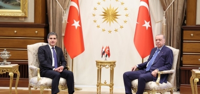 نێچیرڤان بارزانی، سەرۆکی هەرێمی کوردستان لە ئەنقەرە لە کۆشکی سەرۆکایەتیی کۆمار لەگەڵ رەجەب تەیب ئەردۆغان، سەرۆککۆماری تورکیا کۆبووەوە.