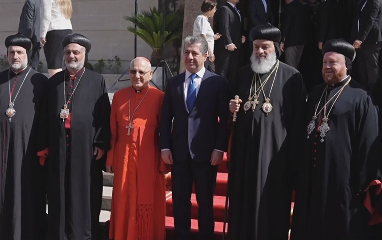 مسرور بارزاني يفتتح كنيسة 