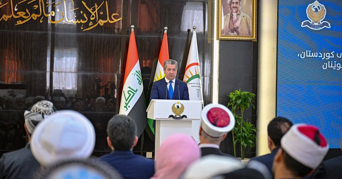 Prime Minister Masrour Barzani Lays Foundation Stone for Al-Azhar Institute in Erbil
