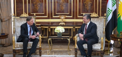 رئيس حكومة إقليم كوردستان يستقبل الجنرال ديفيد بتريوس