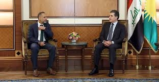 نيجيرفان بارزاني والسفير البريطاني يبحثان تعزيز التعاون الإقليمي والدولي