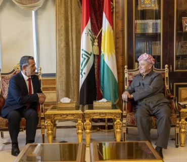 لە پیرمام سەرۆک مەسعود بارزانی پێشوازیی لە شاندێکی پارێزگای شرناخ بە سەرۆکایەتیی بەڕێز بیرۆل ئێکیجی پارێزگاری شرناخ کرد.