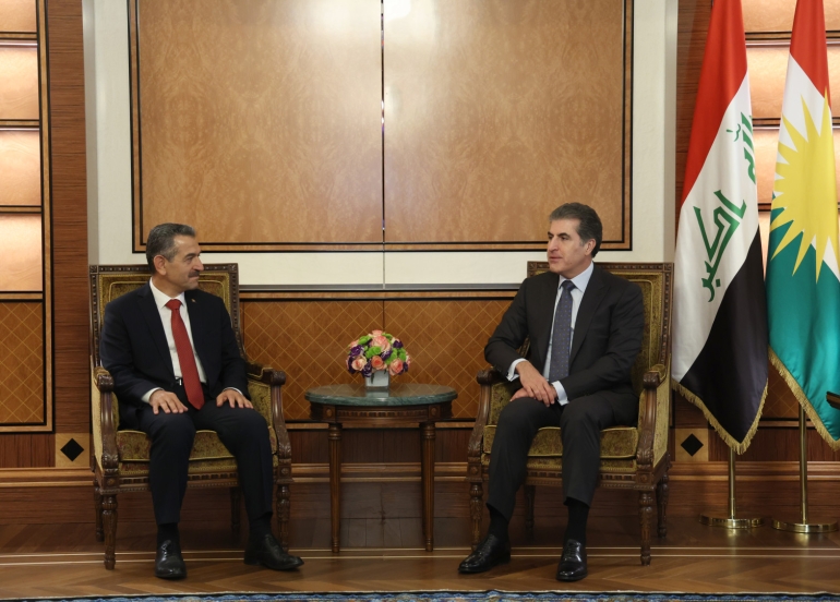President Nechirvan Barzani Holds Key Meetings with Former CIA Director David Petraeus and Governor of Şırnak Birol Ekici