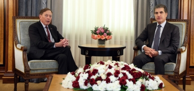 Nêçîrvan Barzanî û David Petraeus pêwendiyên stratejîk û rewşa herêmê gotûbêj kirin