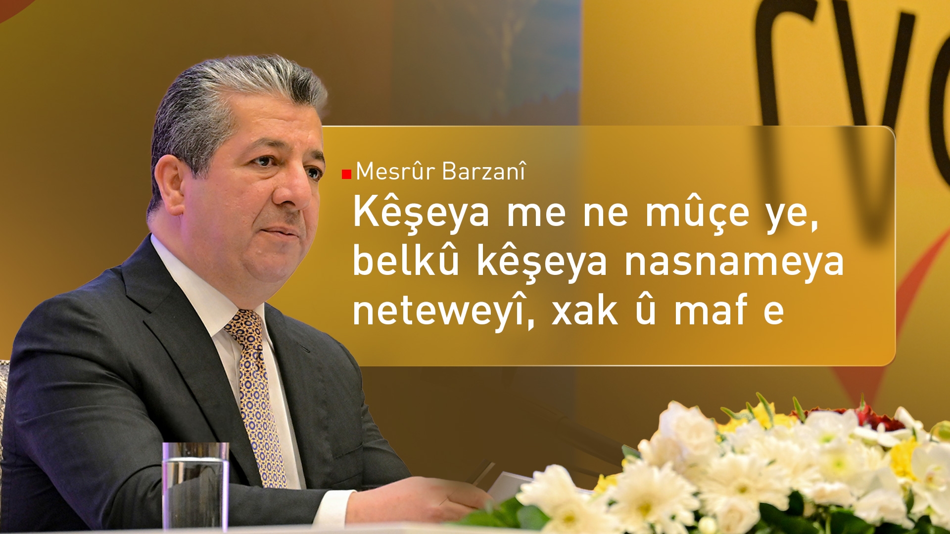 Mesrûr Barzanî: Em beşek ji şerê xwe vediguhezînin wê meydana ku şerê Kurdistanê lê tê kirin