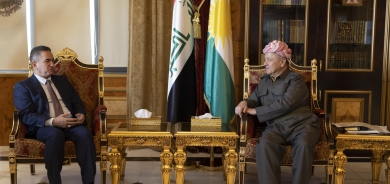 سەرۆک مەسعود بارزانی پێشوازی لە بەڕێز عەدنان زورفی سەرۆکی هاوپەیمانی بەدیل کرد