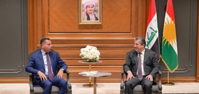 رئيس حكومة إقليم كوردستان يستقبل رئيس جهاز المخابرات الوطني العراقي