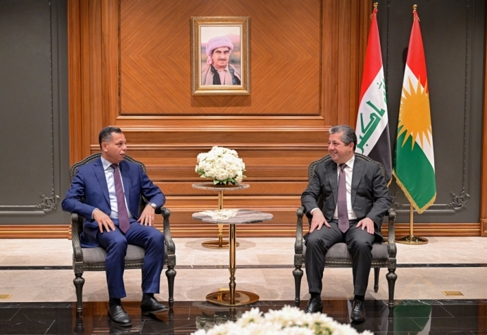 Serokê Hikûmetê pêşwazî li serokê Ajansa Îstixbarata Neteweyî ya Iraqê kir