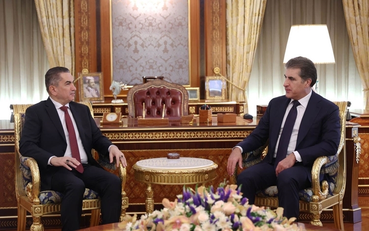 Nêçîrvan Barzanî û Ednan Elzurfî li hev civiyan