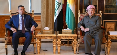 الرئيس بارزاني يستقبل رئيس جهاز المخابرات الوطني العراقي