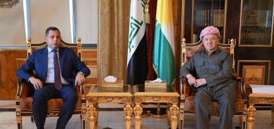 لــە پــیـــرمــام سەرۆک مەسعود بارزانی پێشوازی لە بەرێز حەمید شەتری سەرۆکی دەزگای هەواڵگریی نیشتیمانی عێراق کرد.