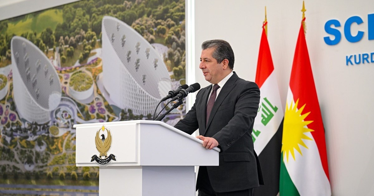 Prime Minister Masrour Barzani Lays Foundation Stone for Kurdistan Innovation Institute’s Science Park in Erbil