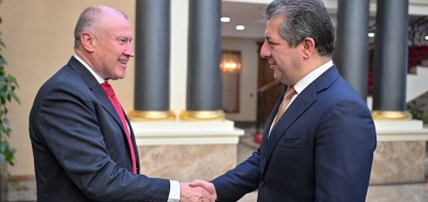 رئيس حكومة اقليم كوردستان يستقبل السفير الأسترالي في العراق