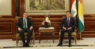 نيجيرفان بارزاني يبحث مع السفير التركي ملفات المياه والنفط والسياسة