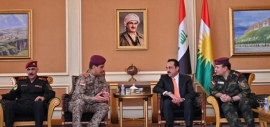 وفد عسكري عراقي رفيع يصل العاصمة أربيل