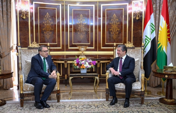 Balyozê Tirkiyê ji ber serkeftina proje û çaksaziyên Hikûmeta Herêma Kurdistanê di sektorên cuda de pîrozbahî li Serokwezîr kir