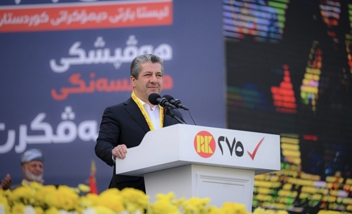 مسرور بارزاني: الحزب الديمقراطي الكوردستاني يستمد قوته من شعب كوردستان