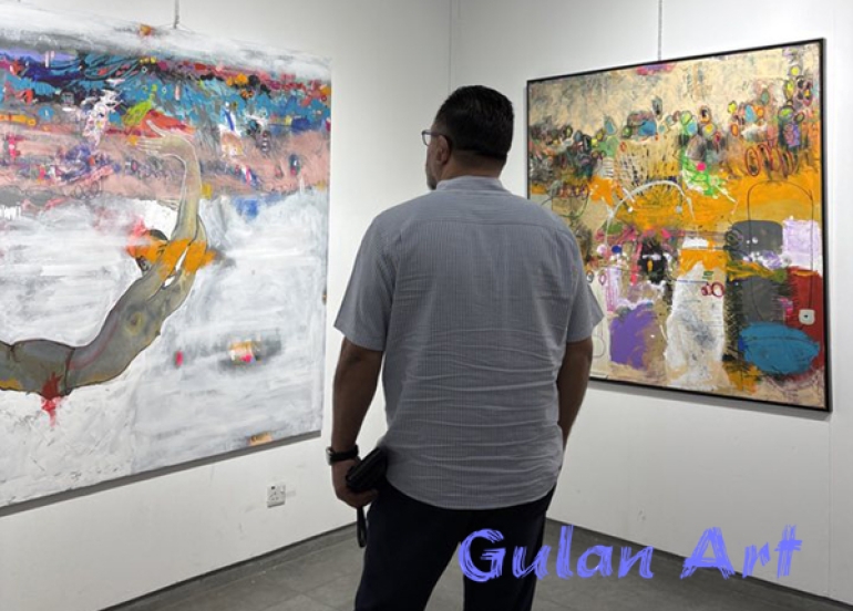 هونەرمەند(حەمە هاشم)پێشانگەیەكی تایبەتی شێوەكاری بە ناونیشانی 