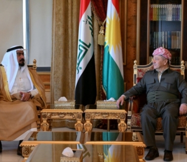 بــارەگــای بــارزانـی :   سەرۆك بارزانی و شێخ شەمەر حەمیدی جەختیان لە هەماهەنگی نێوان لایەنە سیاسییەکانی عێراق کردەوە