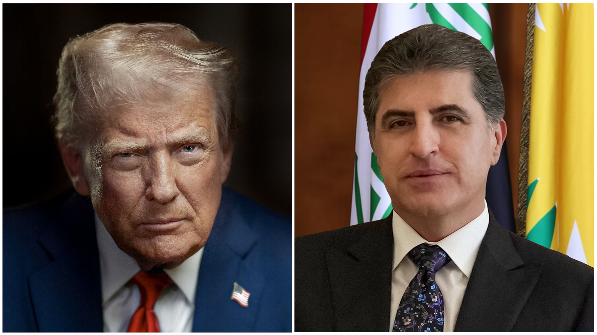 President Trump Thanks President Nechirvan Barzani for Supporting Peace Efforts in the Middle East