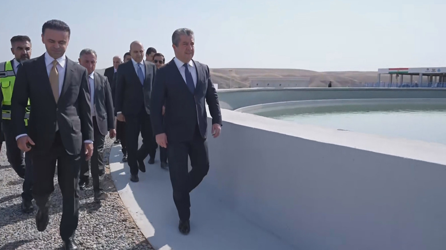 Serokwezîr Mesrûr Barzanî projeya stratejîk a ava Quştepeyê vekir