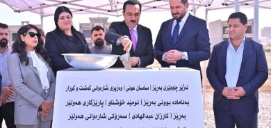 إرساء الحجر الإساس لتجديد شوارع أحياء داخلية في أربيل