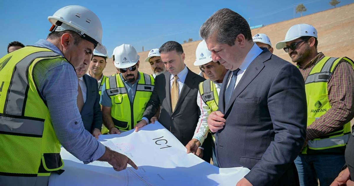 Prime Minister Barzani Inspects Progress on Erbil–Koya Dual Carriageway Project