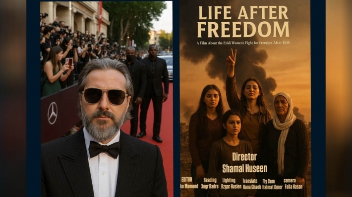 Li ser Êzîdiyên rizgarbûyên destê DAIŞê li Amerîkayê fîlmek tê nîşandan