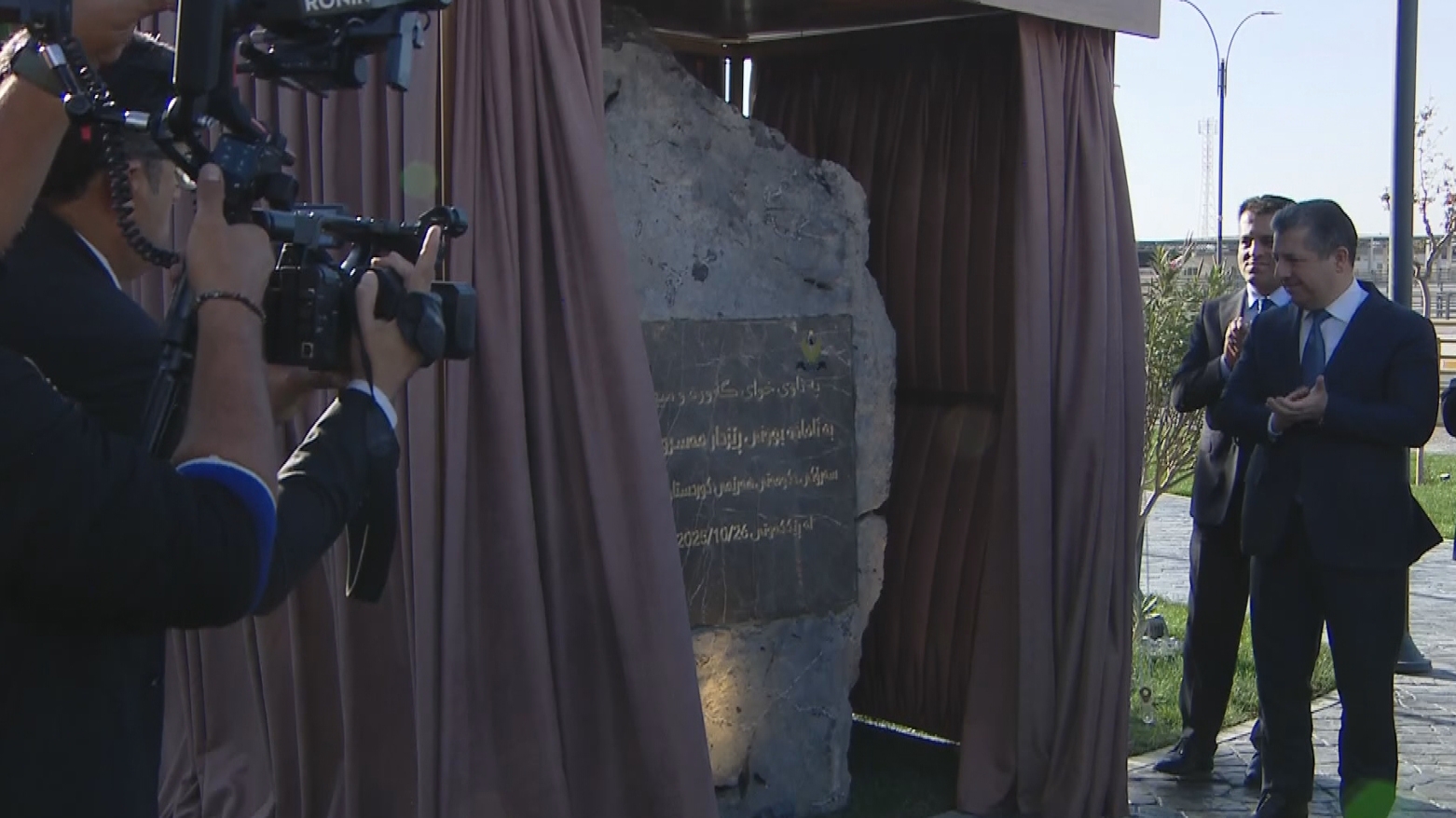 رئيس حكومة إقليم كوردستان يفتتح مشروعاً للثروة الحيوانية والزراعة في أربيل