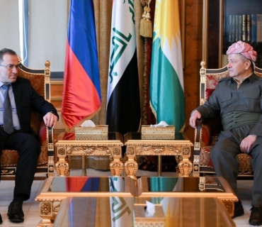 لە پیرمام، سەرۆك مەسعود بارزانی پێشوازی لە بەڕێز ئیلبروس کوتراشیڤ باڵیۆزی روسیا لە عێراق کرد.