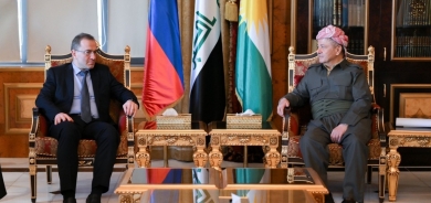 لە پیرمام، سەرۆك مەسعود بارزانی پێشوازی لە بەڕێز ئیلبروس کوتراشیڤ باڵیۆزی روسیا لە عێراق کرد.