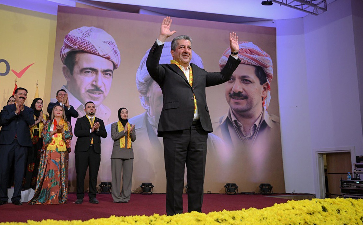 مكتب تنظيمات كركوك/ گرميان للديمقراطي الكوردستاني يعلن تأييده لتصريحات مسرور بارزاني خلال حملة الانتخابات