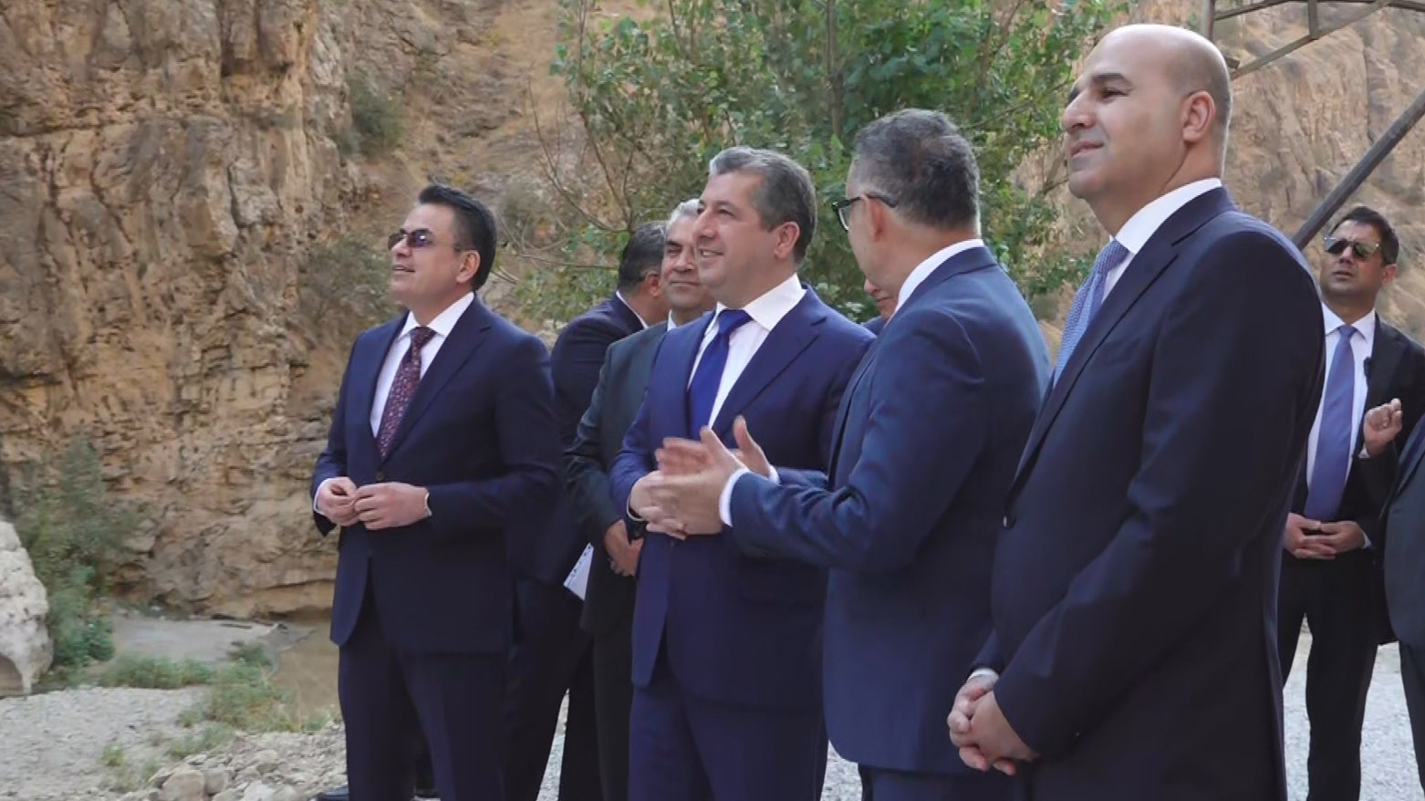 Mesrûr Barzanî serdana xebatên dîzayna nû ya Geliyê Elî Begê dike