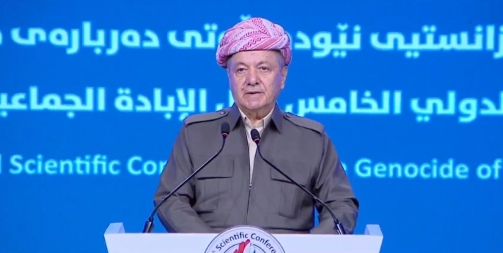 Serok Barzanî: Qedera gelê Kurdistanê di dirêjahiya dîrokê de, her êş, azar û sitemkarî bûye