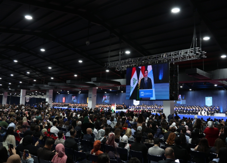 ســـه‌رۆكـــى هه‌رێمى كوردستان لە ئاهەنگی دەرچووانی زانکۆی کوردستان: مرۆڤسازیی، مه‌زنترين بنياتنانه‌‌