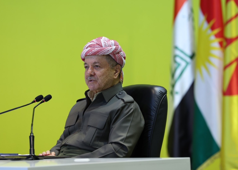 سەرۆك مەسعود بارزانی لەشاری زاخۆ، لەگەڵ چین و توێژ و كەسایەتییانی ئیدارەی سەربەخۆی زاخۆ كۆبووەوە.