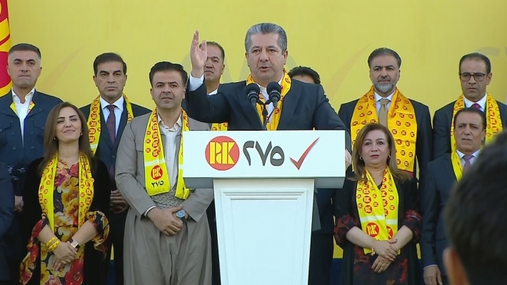 مسرور بارزاني: مكوّنات العراق تنظر إلى الحزب الديمقراطي الكوردستاني ليكون المدافع الحقيقي عن حقوقها