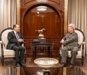 لە پیرمام سەرۆک مەسعود بارزانی پێشوازی لە بەڕێز عوسمان بایدەمیر کەسایەتی و سیاسەتمەداری باکوور و ئەندامی پێشووی پارلەمانی تورکیا کرد.