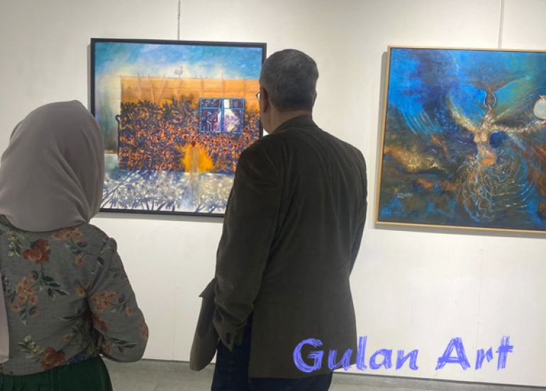 هونەرمەند ئازا حەسیب قەرەداخی پێشانگەیەكی تایبەتی شێوەكاری بە ناونیشانی (كوردەواری)كردەوە