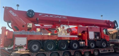 بتوجيه من مسرور بارزاني.. وصول آلية إطفاء وإنقاذ متطورة إلى السليمانية