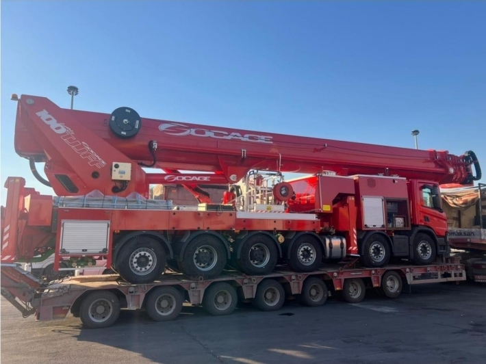 بتوجيه من مسرور بارزاني.. وصول آلية إطفاء وإنقاذ متطورة إلى السليمانية