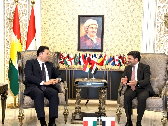 منسق التوصيات الدولية في إقليم كوردستان والصليب الأحمر يبحثان سبل تعزيز التعاون في مجال حقوق الإنسان