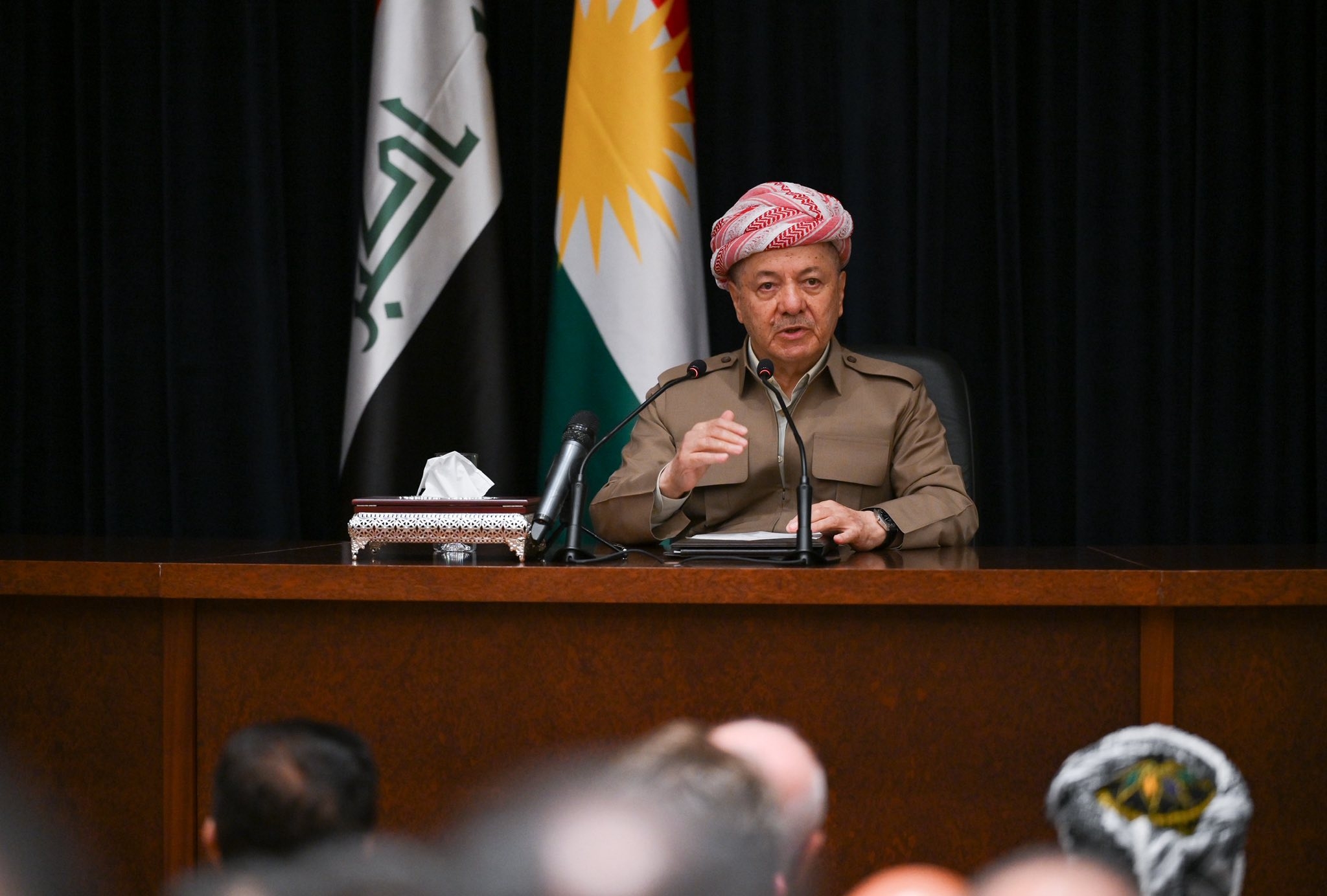 President Barzani Meets KDP European Cadres, Stresses Unity and Defense of Kurdistan's Rights