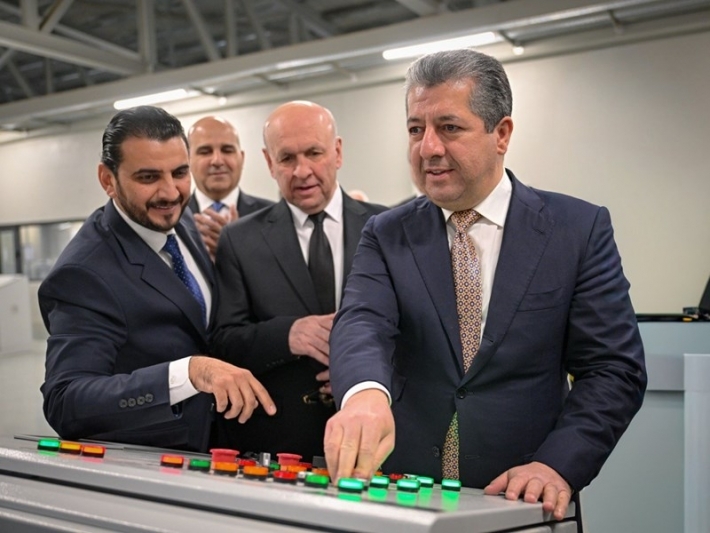 استكمالاً لخطط تأمين الموارد المائية.. رئيس الحكومة يدشن المرحلة النهائية لمشروع الإمداد الطارئ للمياه في أربيل