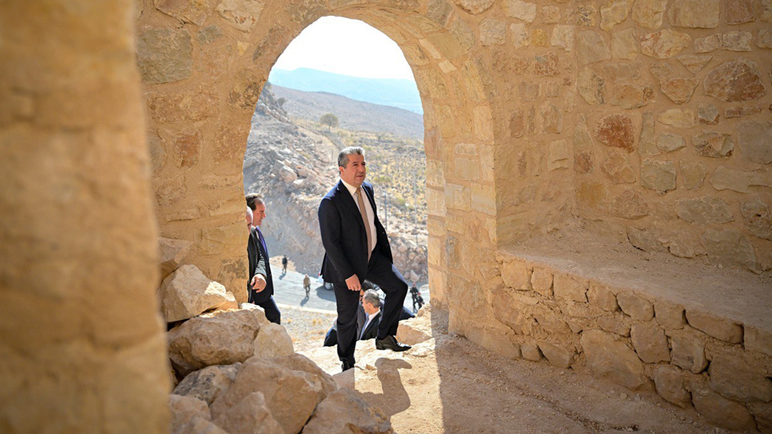 مسرور بارزاني: قلعة دوين ستُرمم وفق تصميمها الأصلي ضمن برنامج العناية بالتراث