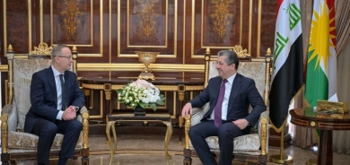 رئيس حكومة إقليم كوردستان يستقبل السفير الفنلندي الجديد في العراق