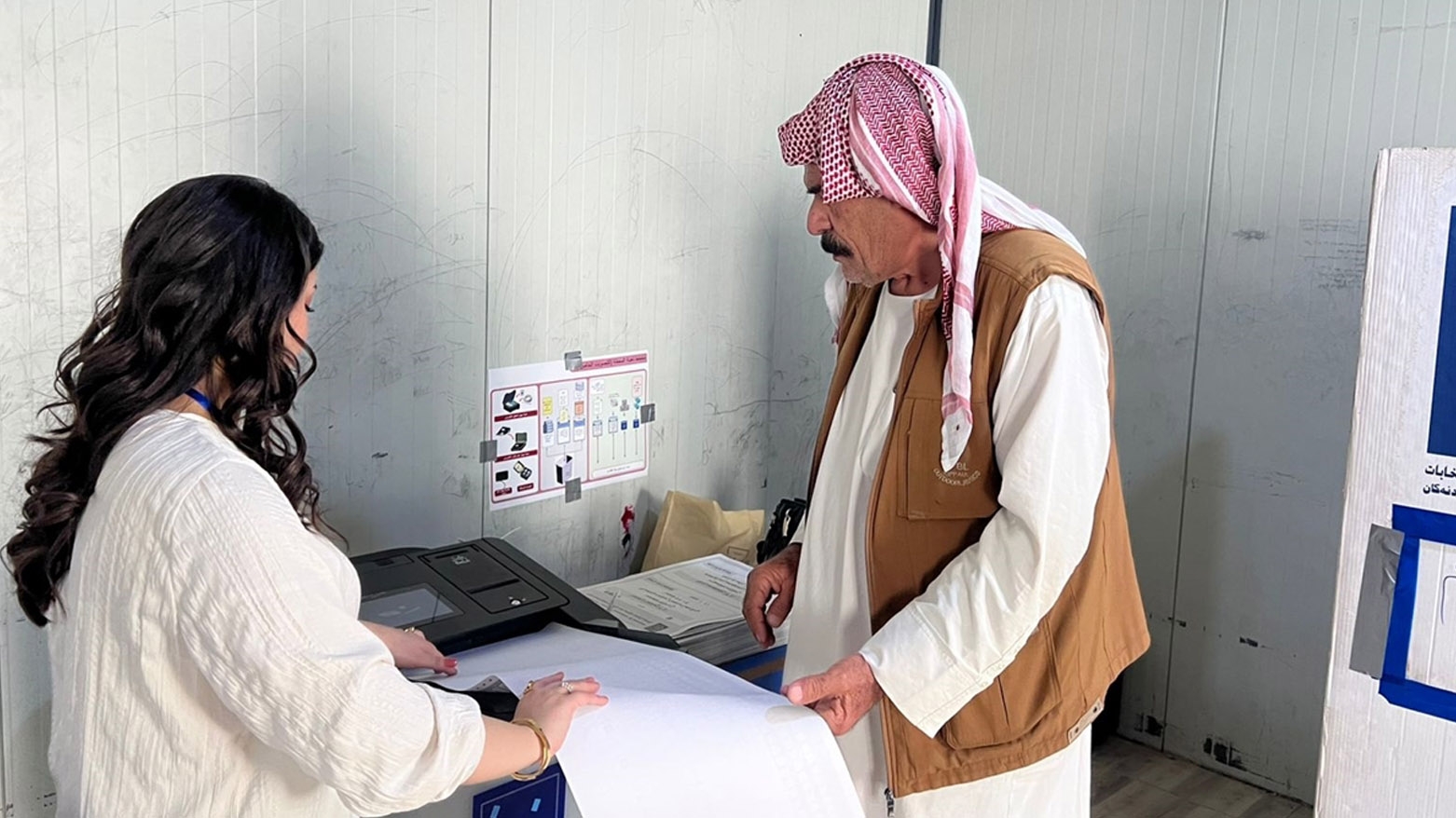 75 بالمئة من نازحي دهوك وزاخو يشاركون في التصويت الخاص