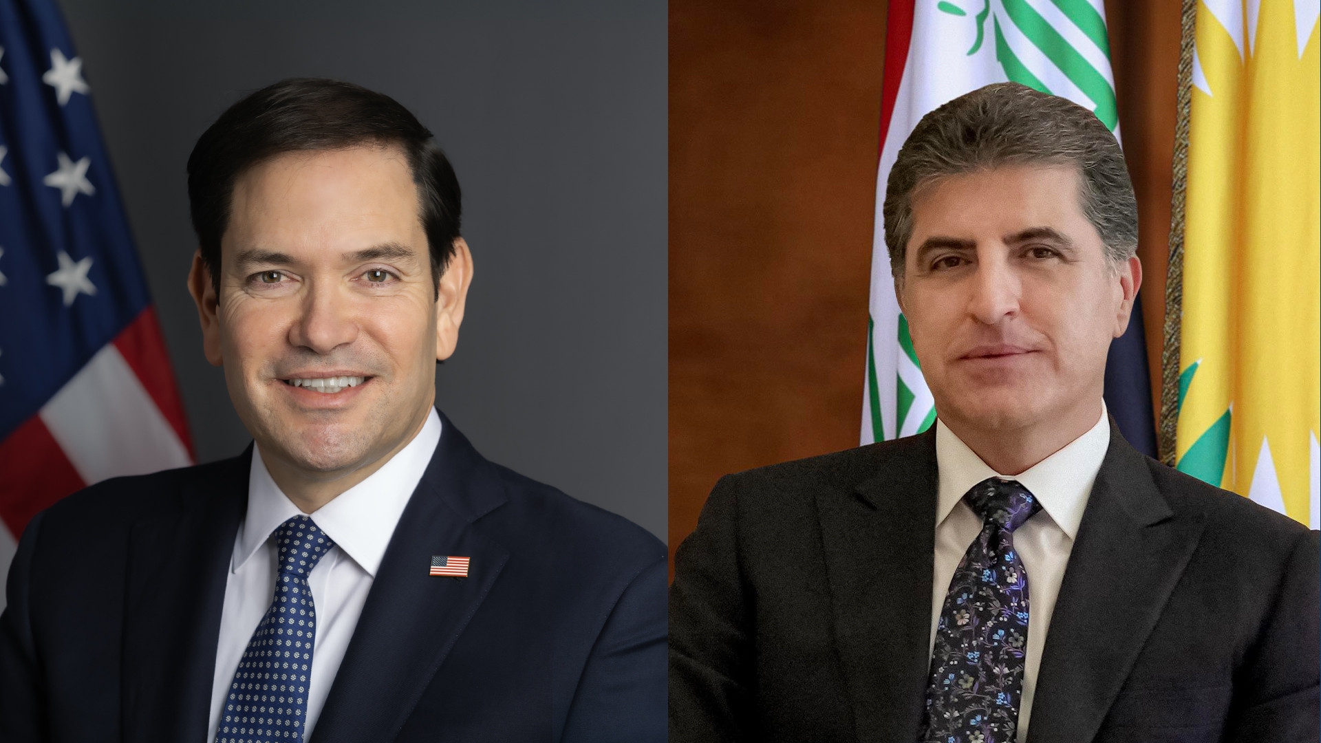President Nechirvan Barzani receives a letter from the US Secretary of State